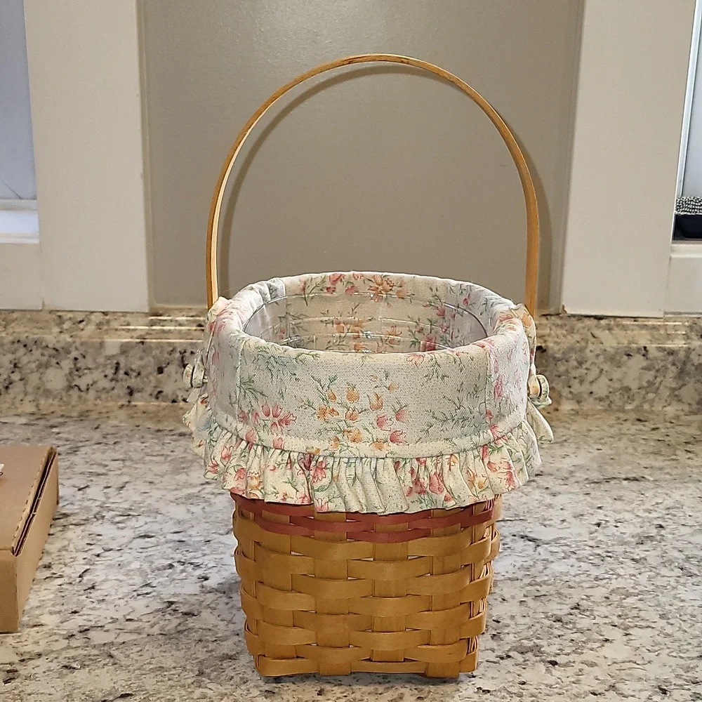 Longaberger Vintage Blossoms Basket Accessories